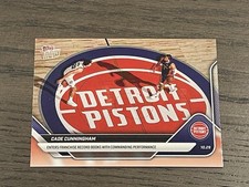 2025-26 Topps Now Cade Cunningham #38 Enters Franchise Record Books Pistons