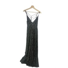Silence + Noise Urban Outfitters Backless Cut Maxi Dress Black Long Sexy Small