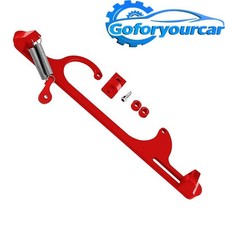 Red Aluminum Throttle Cable Carburetor Bracket For 4150 4160 Carb 307 350 Sbc