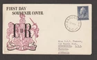 AUSTRALIA FDC 1955 QE2 1/- ½d ADDRESSED