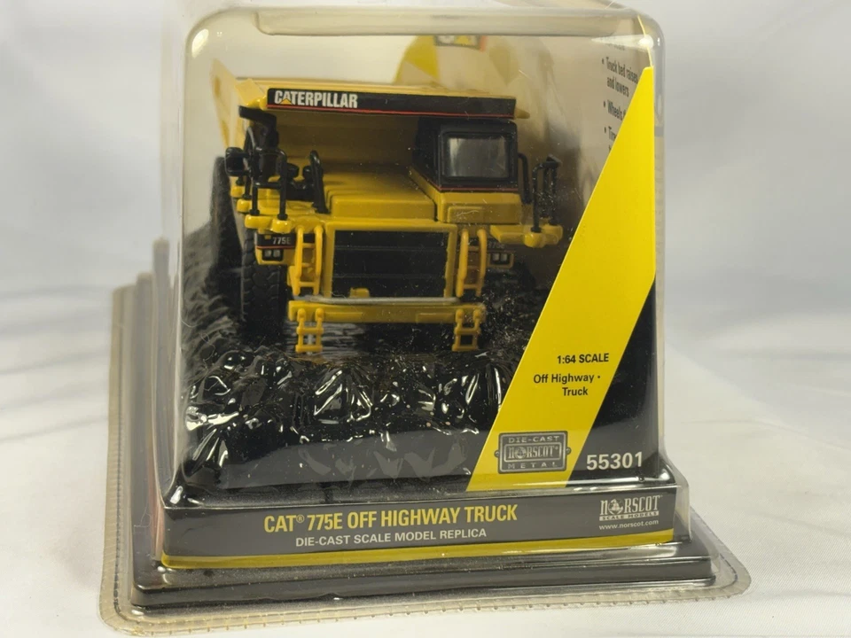 CAT 2009 1/64 Scale Die Cast, 775E OFF HIGHWAY TRUCK, NORSCOT WI, BRAND NEW, BOX - Image 4 of 4