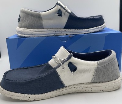 Hey Dude s Men Wally Sox Tri Colored Loafers GUC Size 11  Comfort Shoes