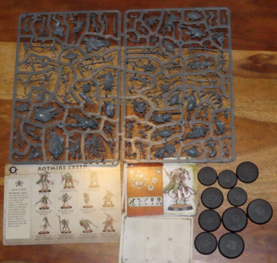 Warhammer Age of Sigmar Warcry Rotmire Creed Neu mit Karten BNOS Regiment OOP