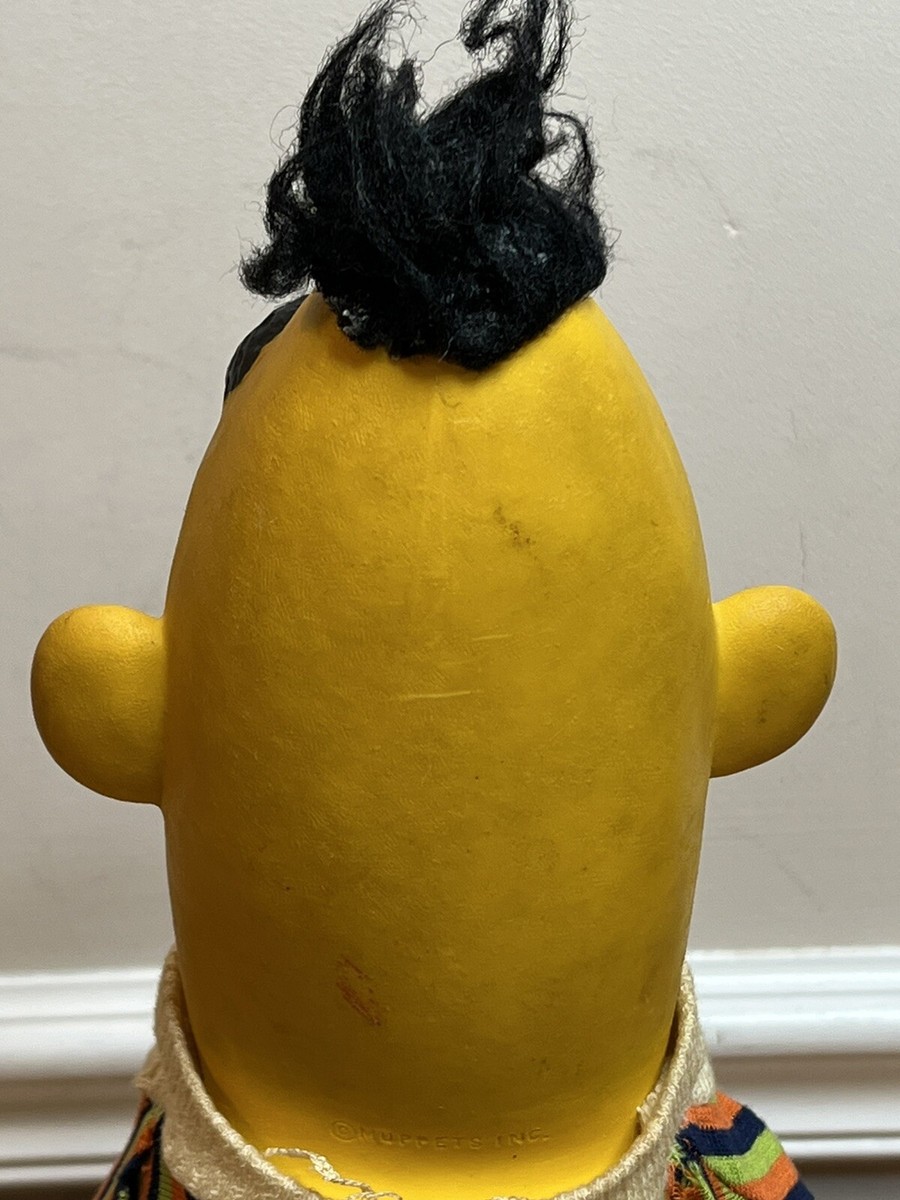 Bert Sesame Street Hand Puppet Vintage '70s Plastic Hands Bert Sesame Street Hand Puppet Vintage '70s Plastic Hands