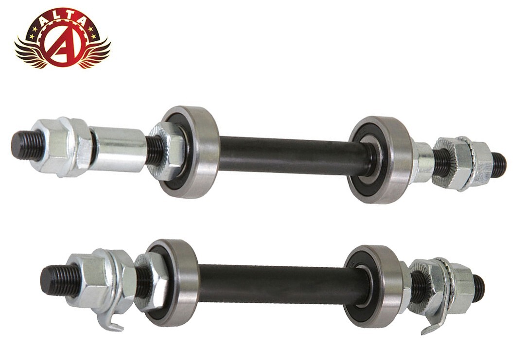 ALTA BMX 3/8&rdquo; x 26T Cro-Mo Hub Axle w/ Sealed Bearings for Bicycle Hubs.