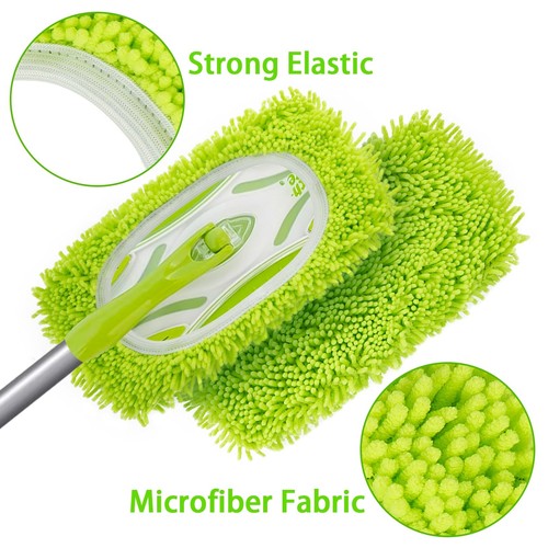 Reusable Dry Sweeping Cloths Microfiber Wet Mop Pads for Floor Cleaning (4PCS) - Picture 3 of 7