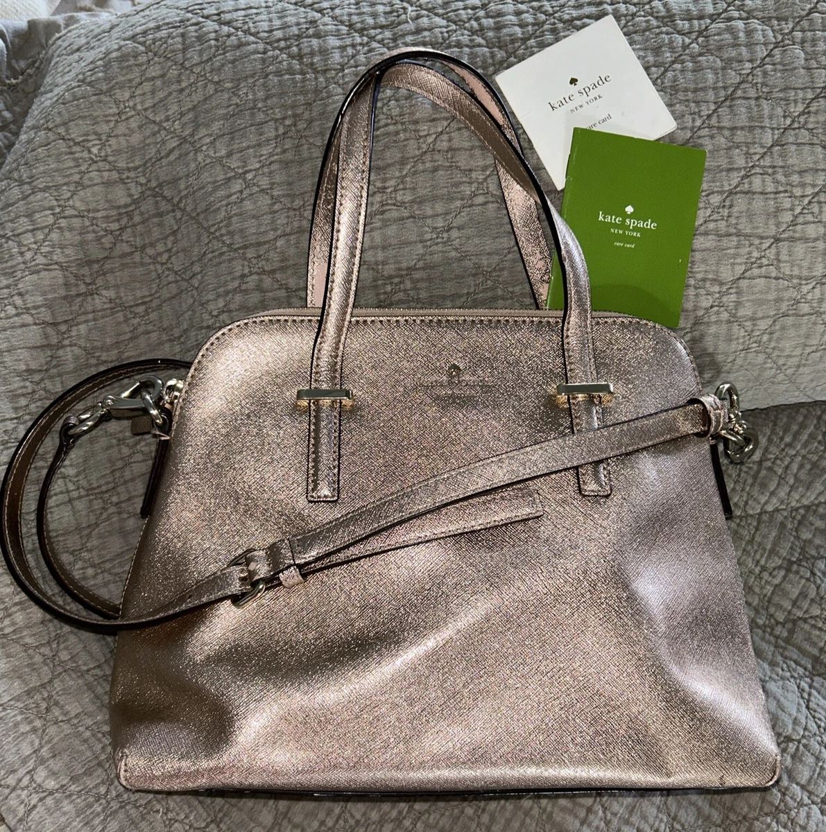 Kate spade rose shop gold purse