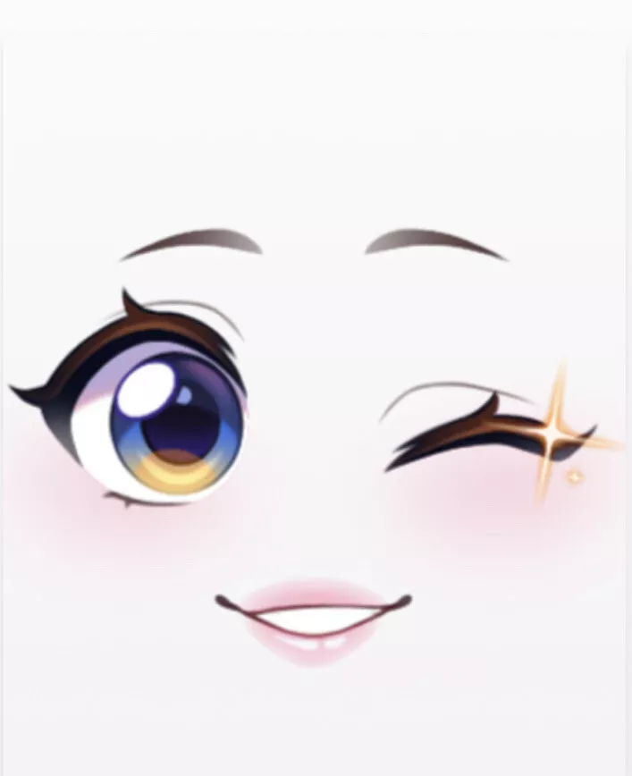 17 Anime Faces in Roblox 