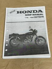 Service Shop Repair Manual 79-82 Honda CB750 CB750K CB750C CB750F DOHC LTD