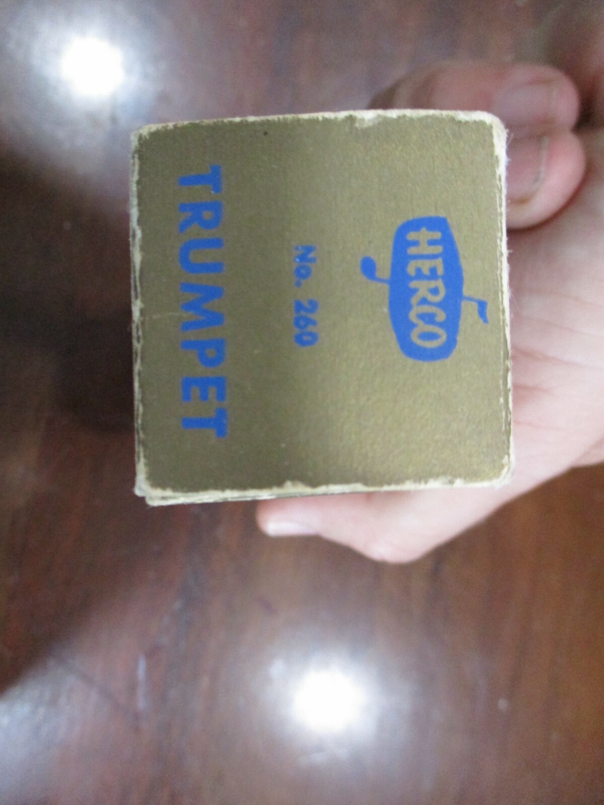 Herco Trumpet mouthpiece no.260 in original box rhodium plated will not tarnish