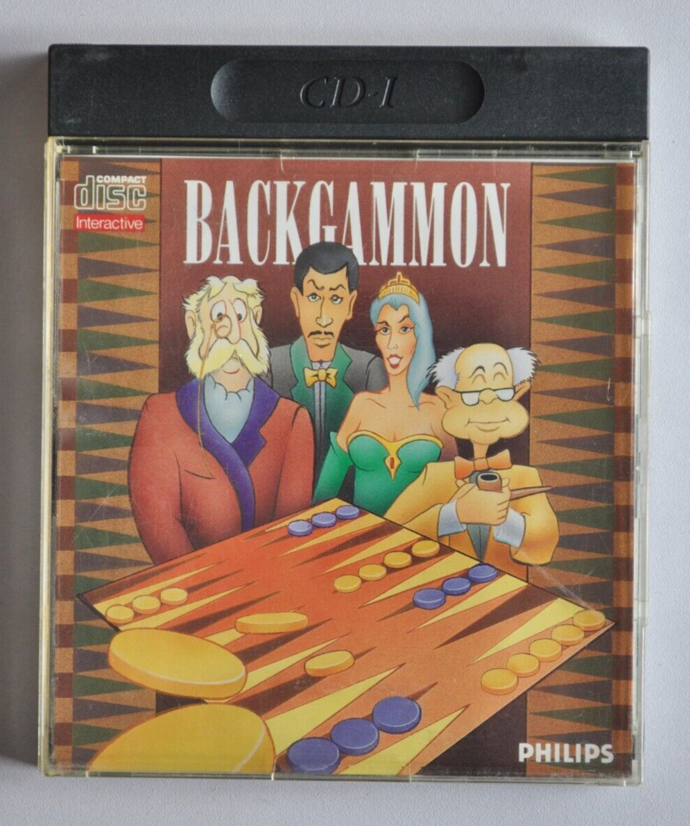 Jeu Backgammon Pour Philips CD-i – Très Bon état