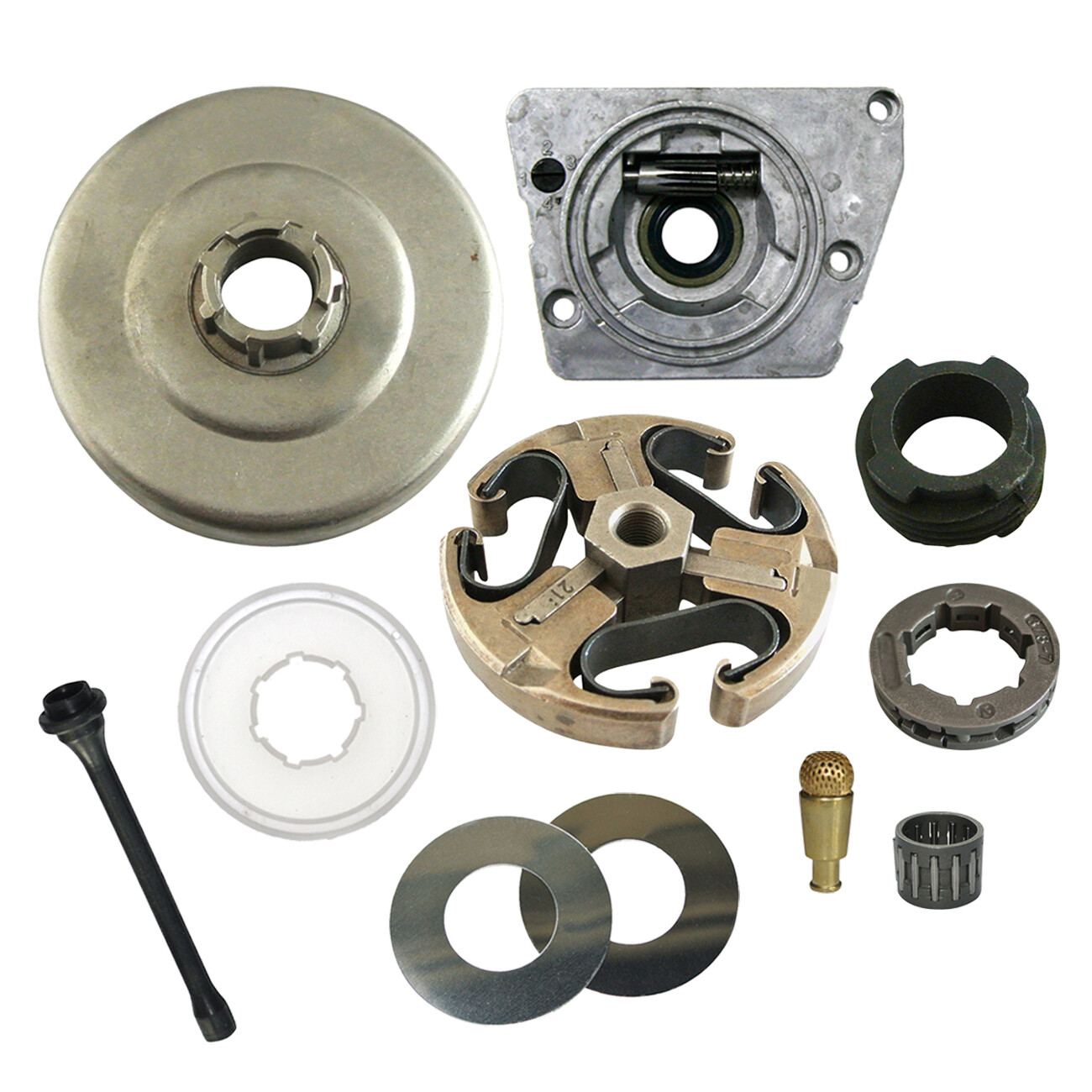 Husqvarna 268 272 272XP Chainsaw Clutch Drum Rim Sprocket Oil Pump-image