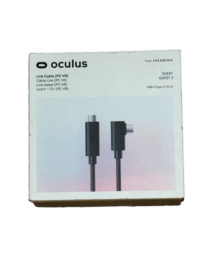 META OCULUS QUEST 2 LINK CABLE PC VR - USB 3 TYPE C (5 M) OEM *BRAND NEW*