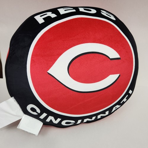 New! Cincinnati Reds Travel Cloud Pillow MLB Travel Bed Bedding Red Black Soft - Picture 7 of 14