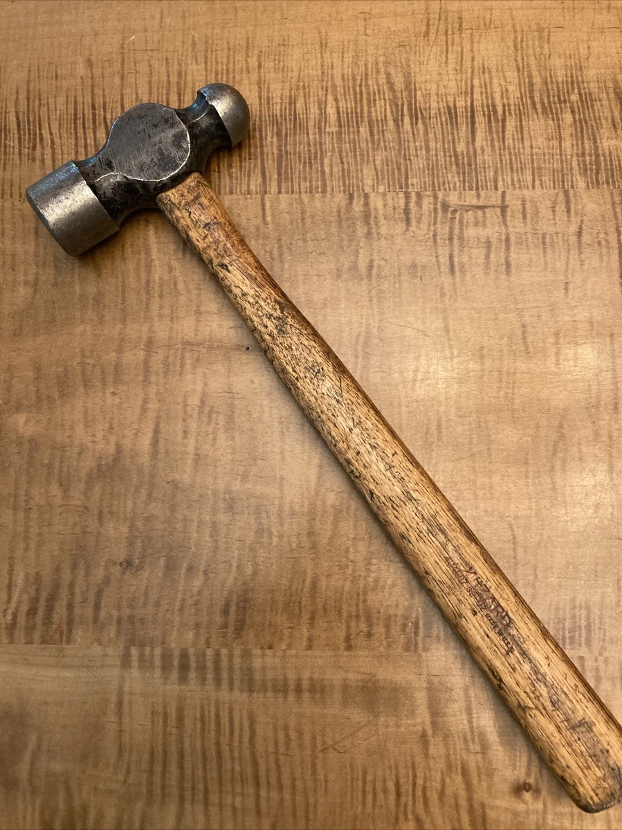 Vintage 32oz. Head WIZARD Ball Peen Hammer Machinist Mechanic Tool USA