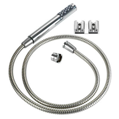 Maximex Waschbeckenbrause DUO Haken rostfreier Edelstahl Haare waschen
