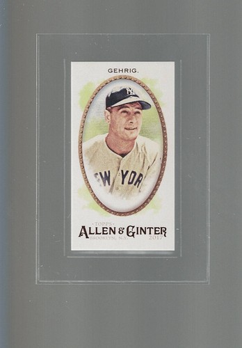 Lou Gehrig [Mini A & G Back] #257 2017 Topps Allen & Ginter card