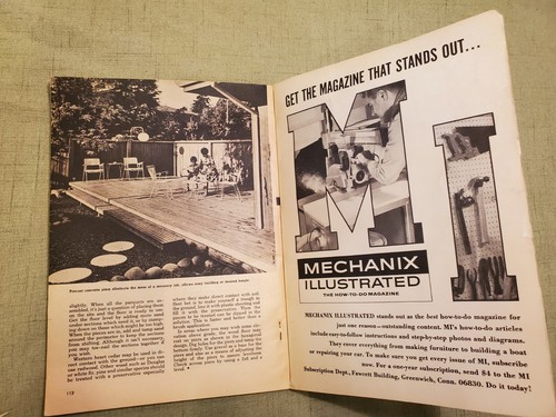1967 Carpentry Handbook Mechanix Illustrated R.J. De Cristoforo - Picture 4 of 4