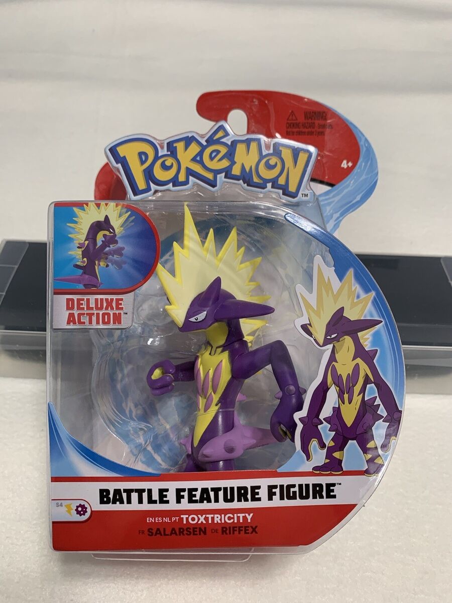 Brinquedo Boneco Toxtricity: Pokémon Battle Feature Figure Deluxe