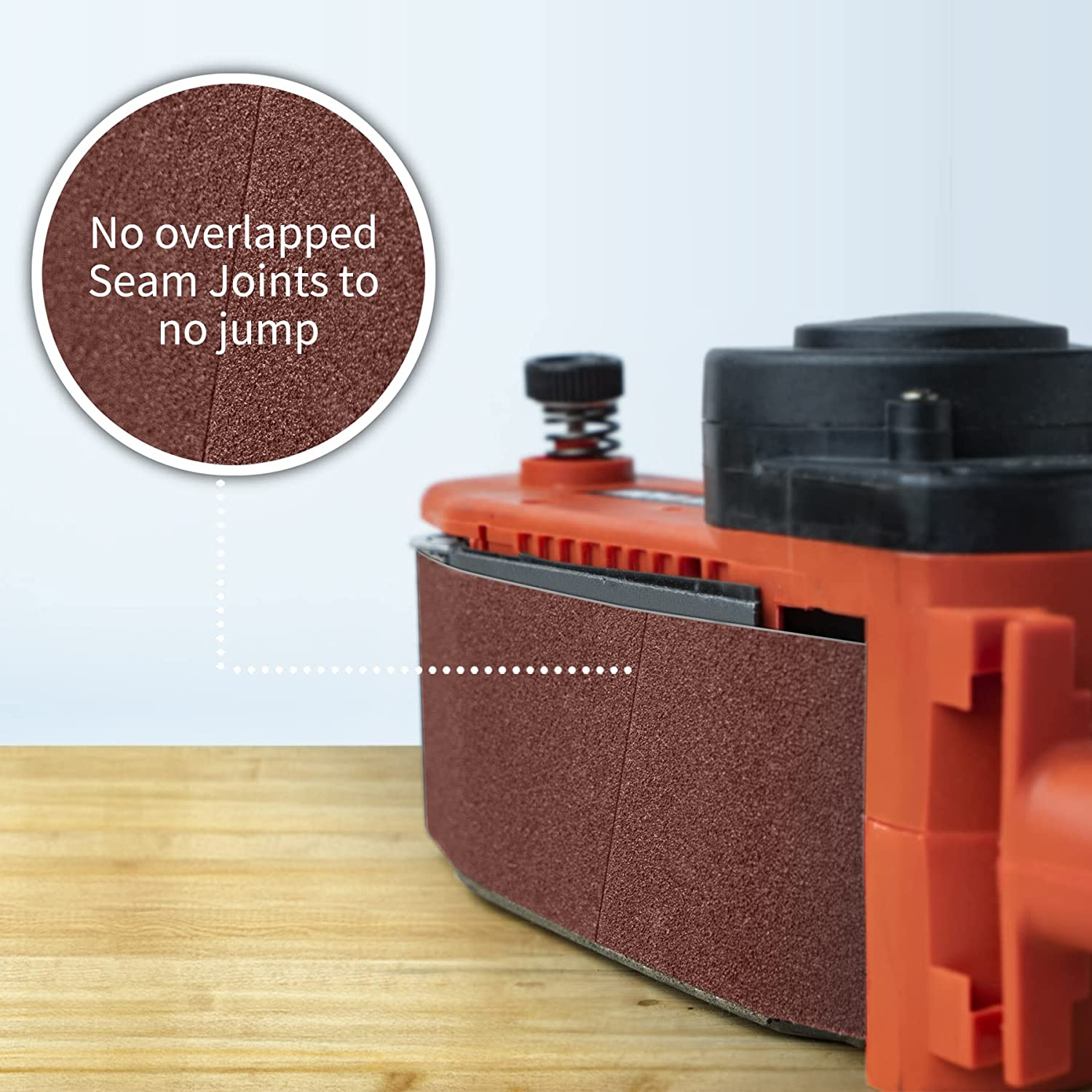 3X18 Sanding Belts for Woodworking, 12 Pcs Belt Sander Paper for Belt