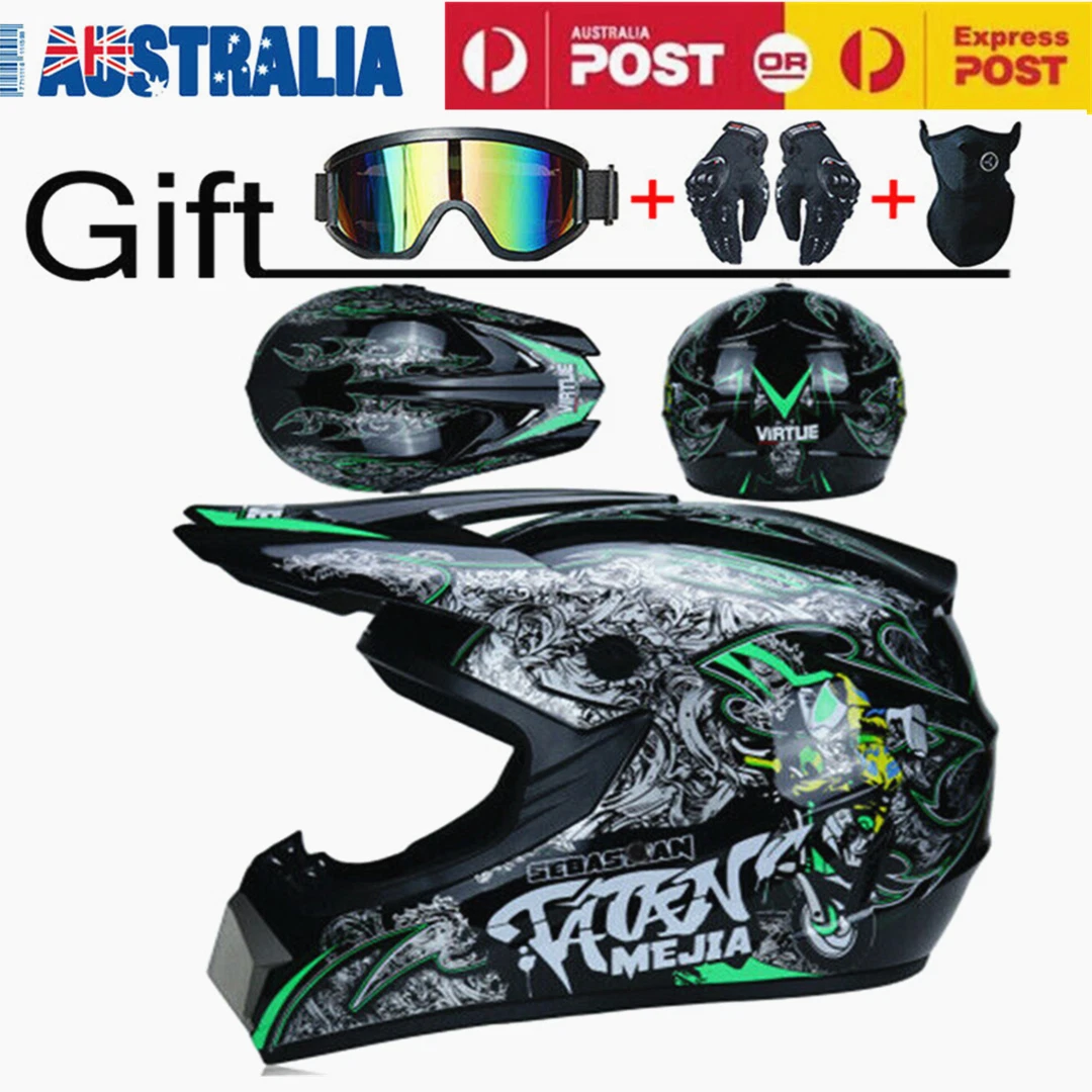 Off Road Full Face Mountain Bike Helmet Cycling Motorcycle