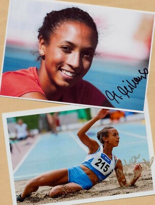 Malaika MIHAMBO (3) - 2 SUPER - AK Bilder - Print-Copys + LA AK signiert GRATIS