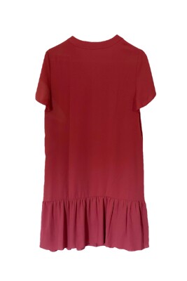 red ruffle skater dress Blythe Tie Strap Ruffle Hem Mini Skater Dress