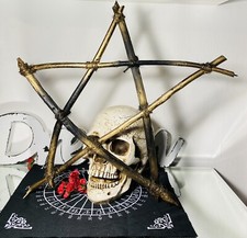 YpS Wicca Pentagramm Xxl Zauber Schutz Spruch Esoterik Magie Ritual Holz XXL