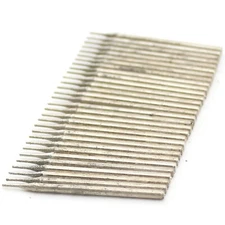 30Pcs 0.6mm Diamond Core Drill Bits Hole Saw Coated Lapidary Tools for Gem Stone