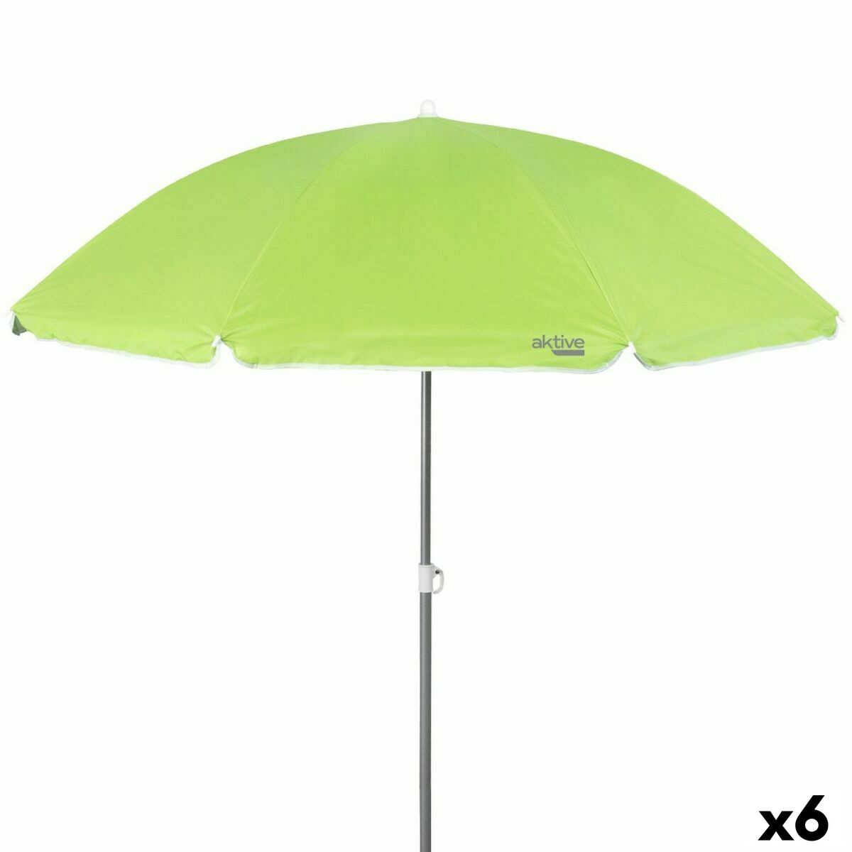 Ombrellone Aktive Alluminio Poliestere 170T 220 x 212 x 220 cm [6 Unità]