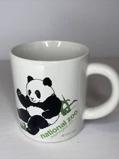 National Zoo Pandas Coffee Cup Tea Mug Small Vintage 1982 Washington, DC FONZ