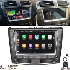64GB Android 15 Carplay Car GPS Radio Stereo DSP For Lexus IS250 IS350 2005-2012