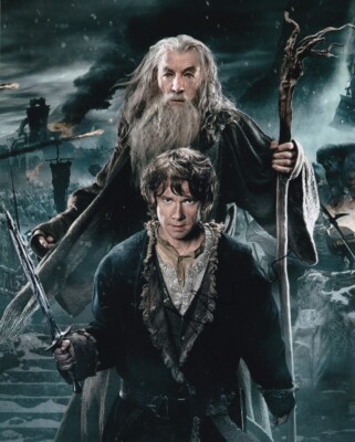 MARTIN FREEMAN signed Autogramm 20x25cm RINGS HOBBIT in Person autograph COA