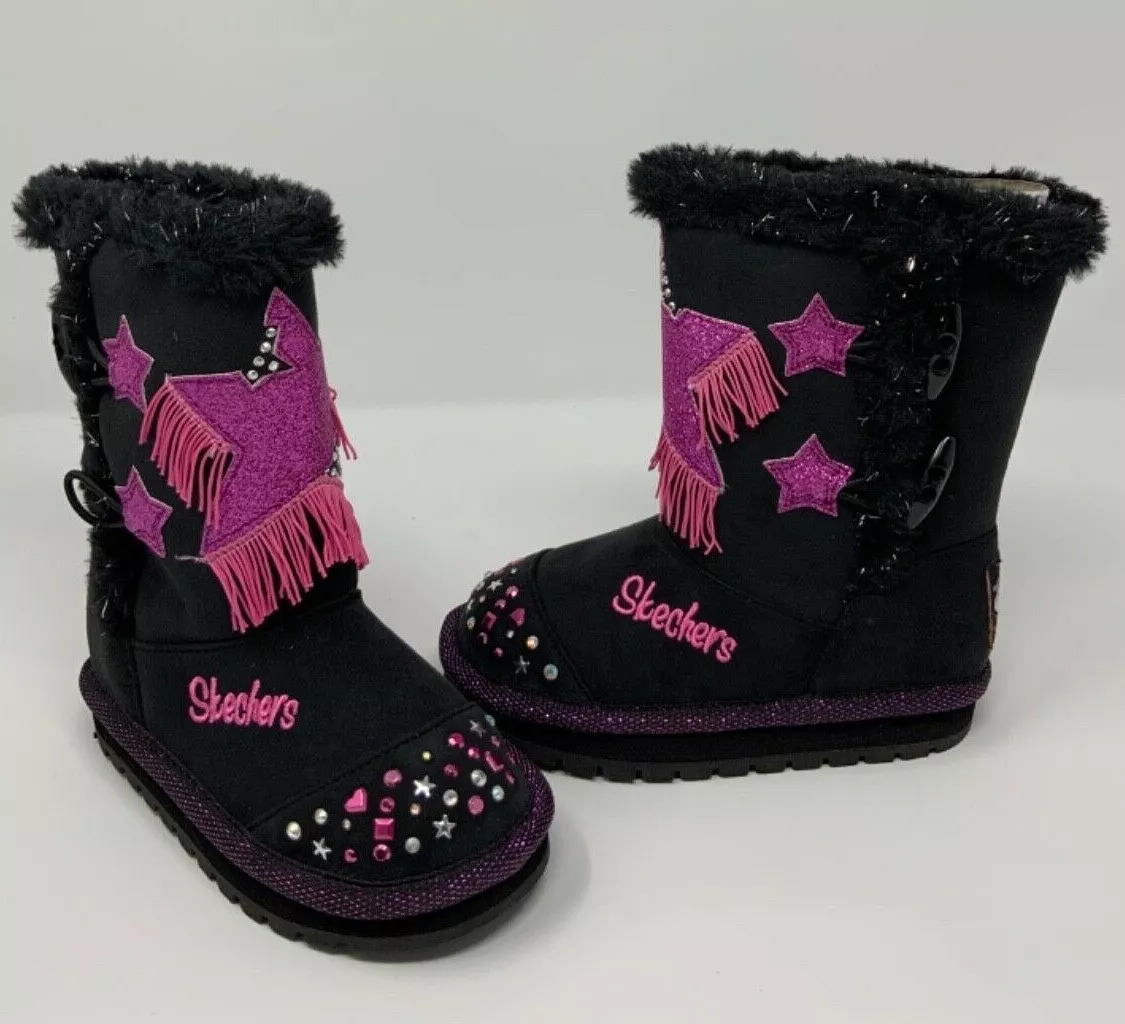 Skechers twinkle toes children's clearance boots