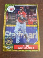 2022 Topps Series 2 1987 Retro Silver Pack Mojo Refractor Nick Castellanos #26