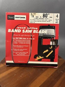 Craftsman 80" Band Saw Blade 3/8" Wide 4 Teeth Inch USA