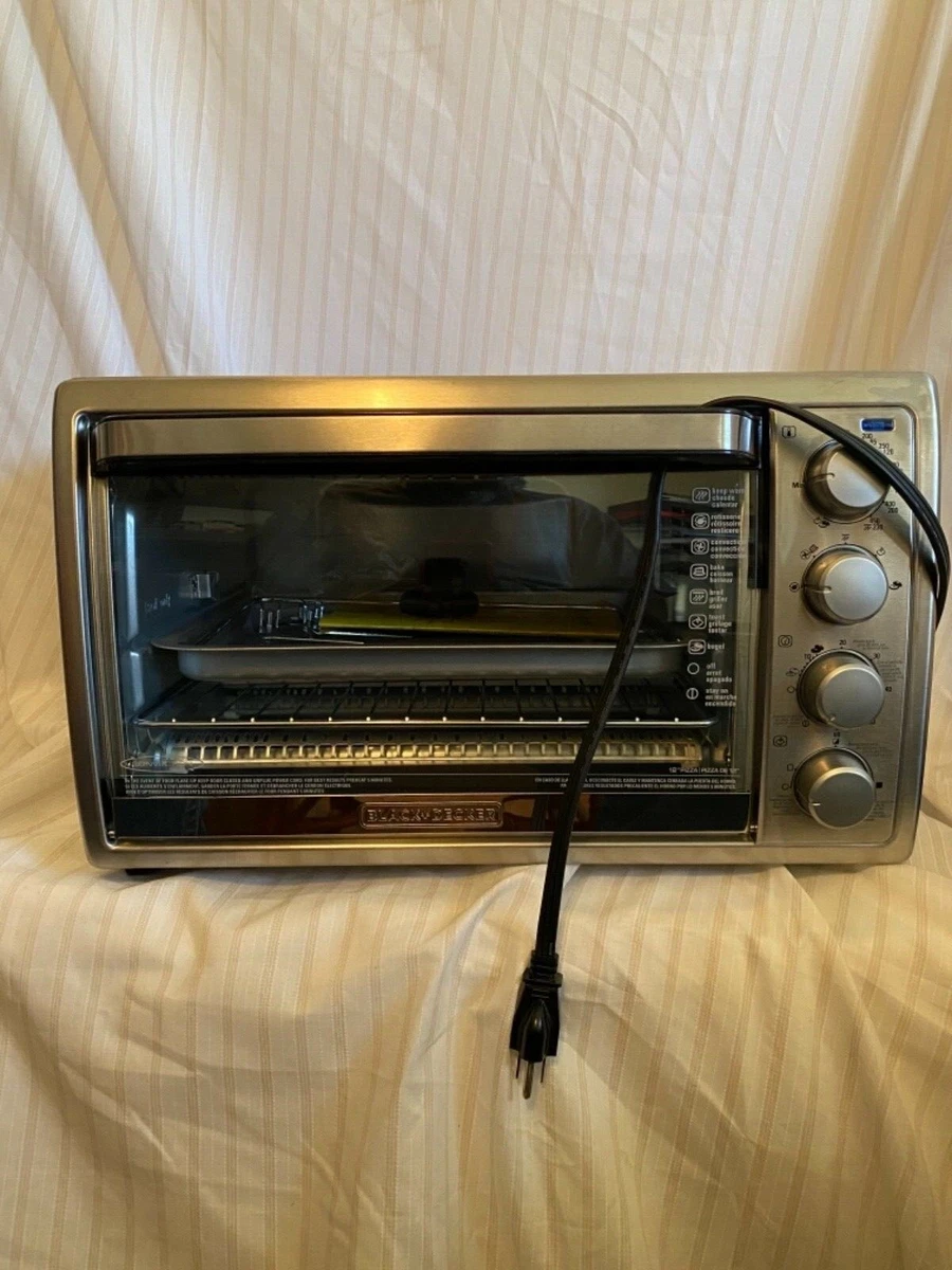 Black and decker 2025 rotisserie convection oven