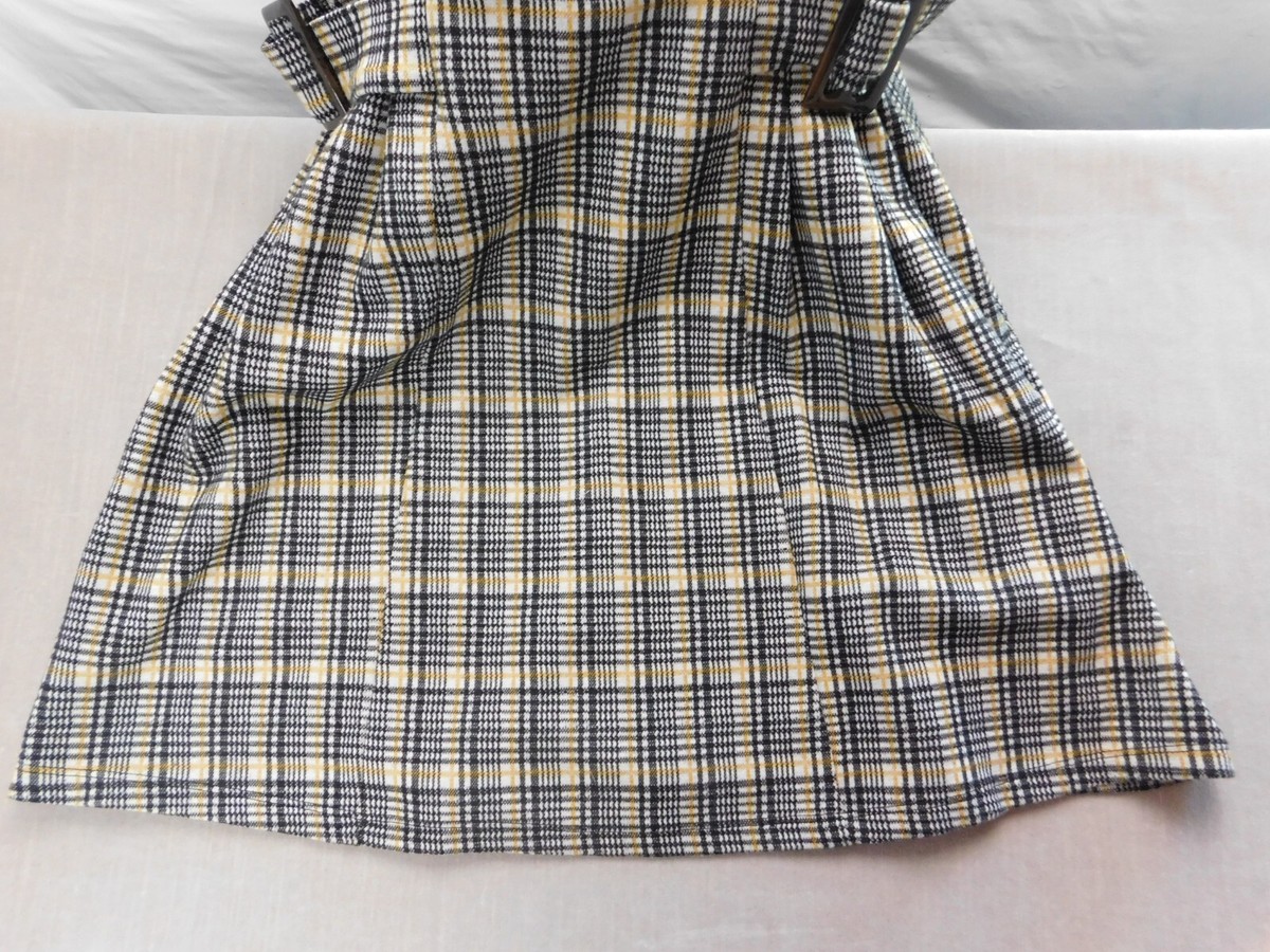 knee length dresses for ladies Miriam Tartan Pinafore  Miss Patina