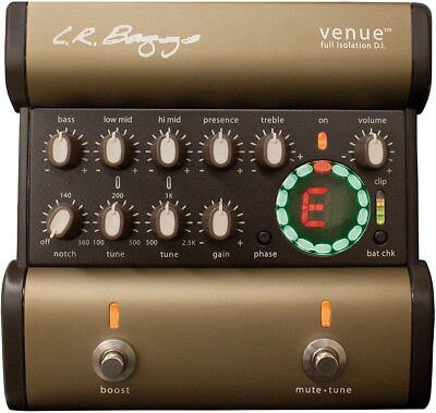ギター L.R. Baggs venue full isolation DI LR Baggs Venue DI: Full isolation DI/footpedal with tuner