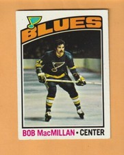 Bob MacMillan St. Louis Blues 1976-77 Topps #38 7A