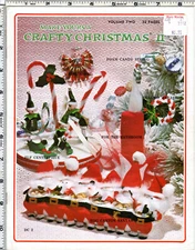 "Crafty Christmas II" Vol 2 ©1977 DKC Enterprises Doreen Clement Booklt DC-2 32p