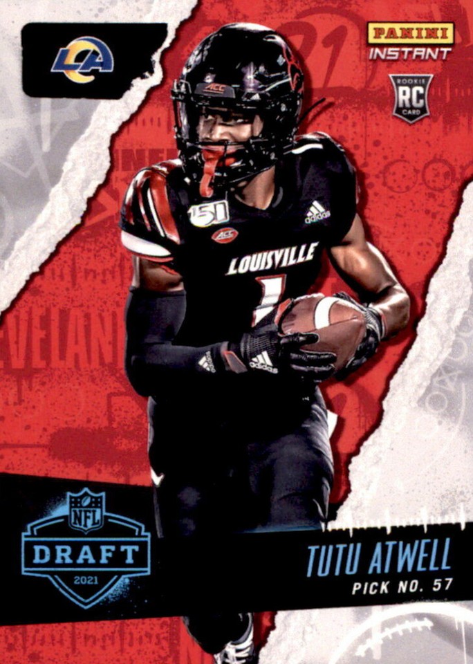 2021 Panini Instant NFL Tutu Atwell #24 - 1 of 1