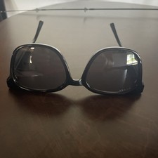 Gucci GG1346SK 002 Black Square Sunglasses Grey Smoke Lens Designer Eyewear