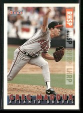 1995 Bazooka #1 Greg Maddux Atlanta Braves
