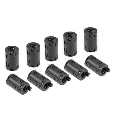 UXCELL Ferrite Noyaux Anneau à Pince RFI EMI Suppression Bruit Filtre Câble Pince 10Pcs