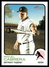 Miguel Cabrera 2022 Topps Heritage #340 Tigers MLB READ FREE SHIP AutographDen