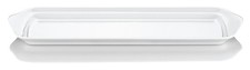 Pillivuyt 14-Inch by 5-1/2-Inch Porcelain Rectangular Platter, White