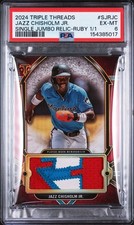2024 TOPPS TRIPLE THREADS SINGLE JUMBO RELICS | RUBY 1/1