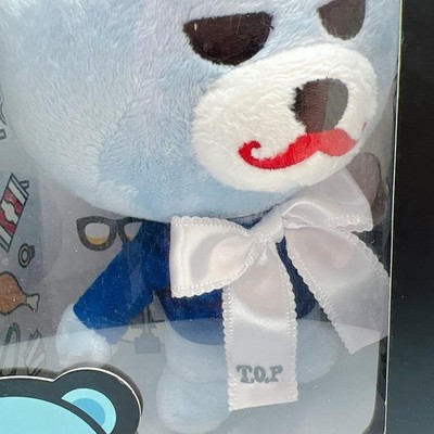 KRUNK BIGBANG Official YG Bear Plush Toy T.O.P TOP Blue DOOM DADA