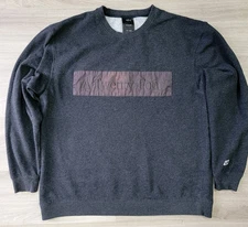 A24 Films Sweatshirt Men's L Black A Twenty-Four Patch Crewneck Pullover LS Art